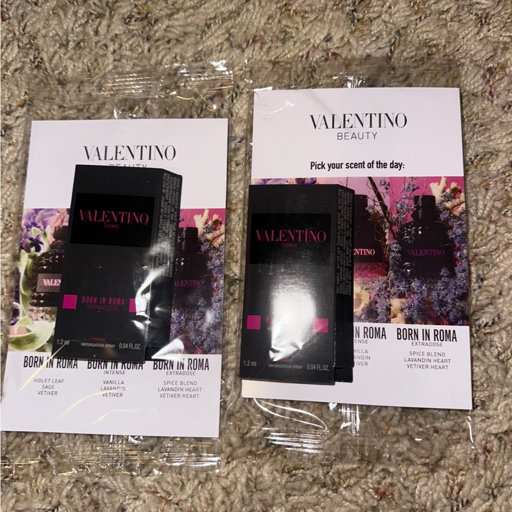 Valentino beauty bundle set samples